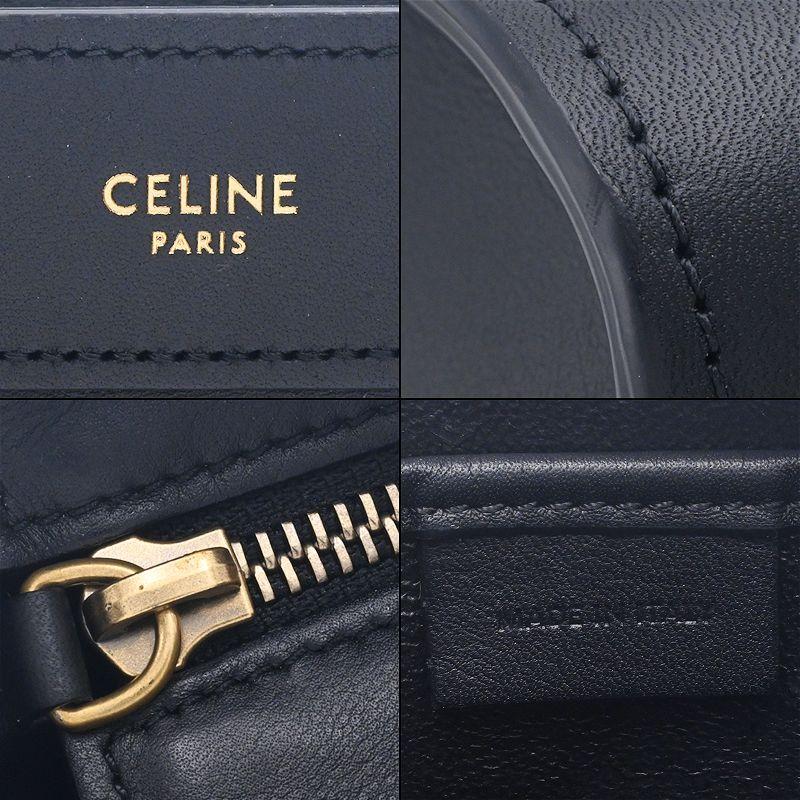 CELINE（セリーヌ） ラゲージナノ スムースカーフスキン ブラック
