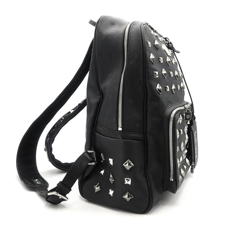 MCM（エムシーエム） バックパック MMK1SVH01BK001 PVC レザー