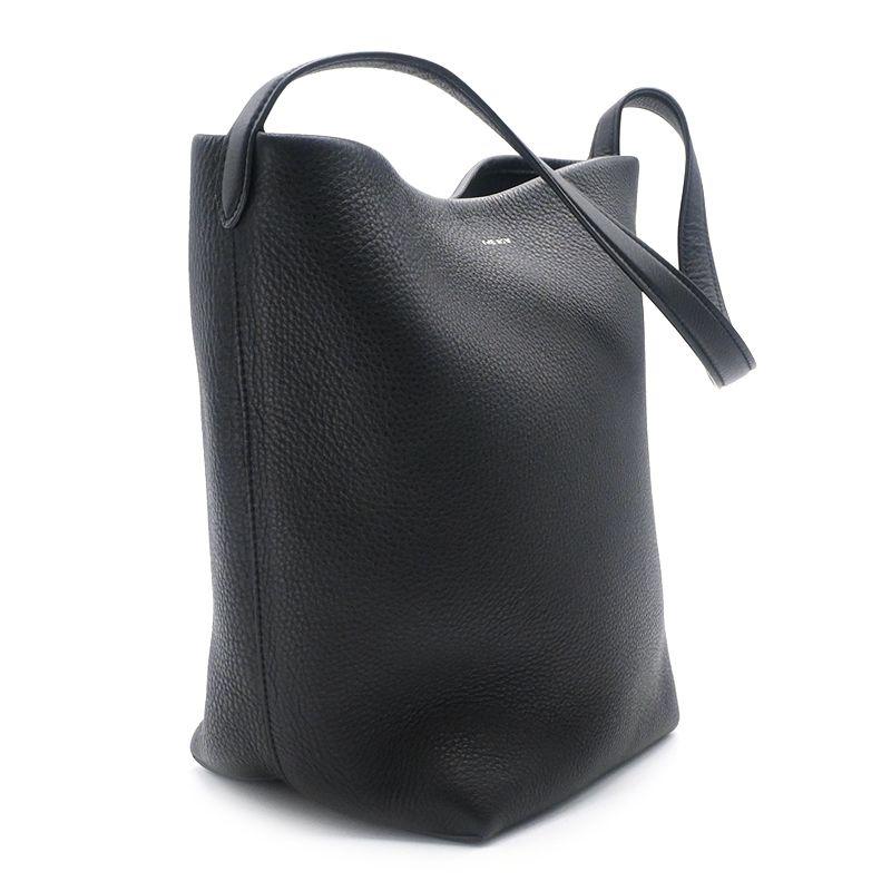 (取引中)　THE ROW ParkTote レザー ミディアム/ブラック&ポレーヌショルダーバックトープ&ポレーヌショルダーエボニーバッグの3点 THE ROW Park Tote Bag in Nubuck Leather | Neiman Marcus