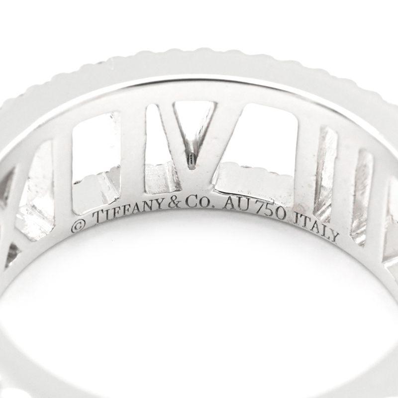 TIFFANY&Co.（ティファニー） アトラス オープン リング 8.5号 K18WG