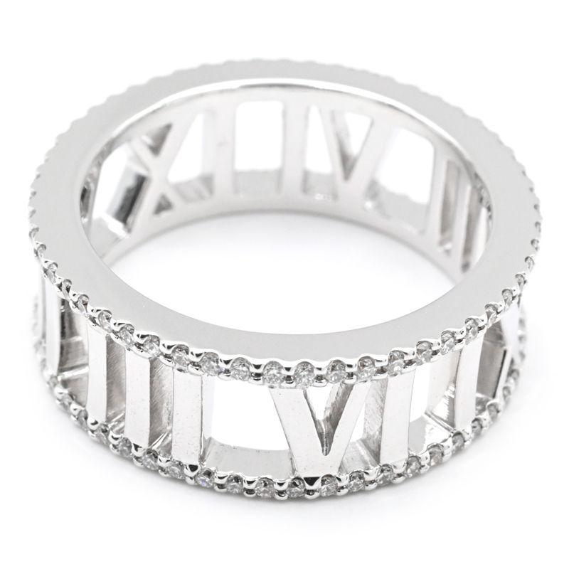 TIFFANY&Co.（ティファニー） アトラス オープン リング 8.5号 K18WG