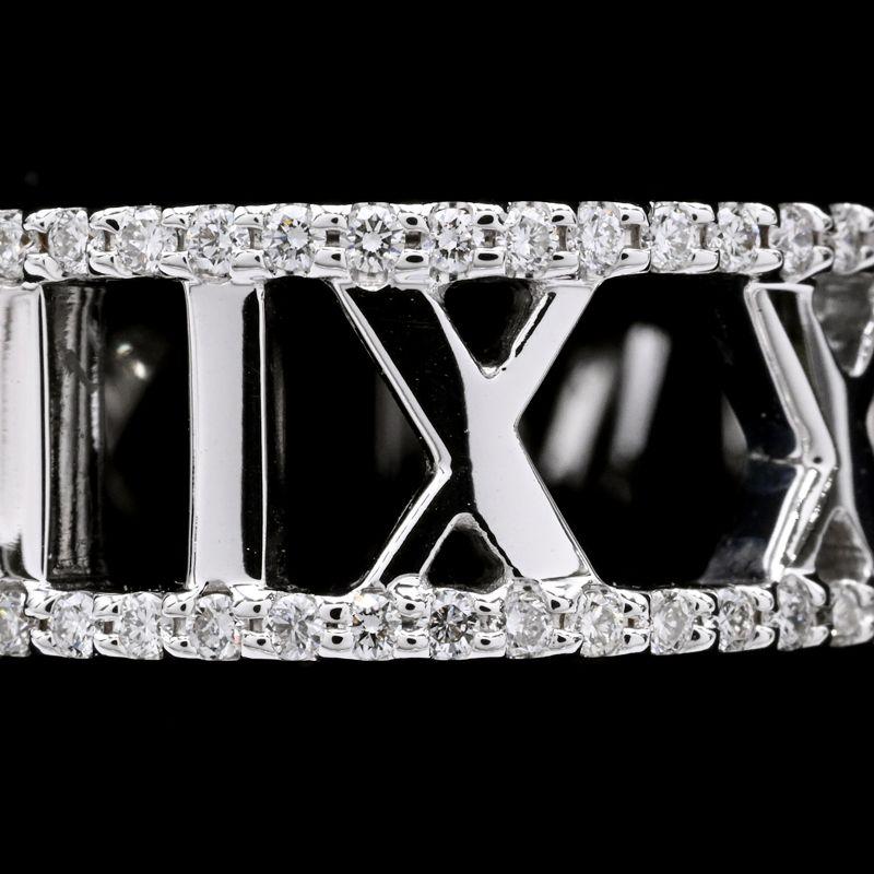 TIFFANY&Co.（ティファニー） アトラス オープン リング 8.5号 K18WG