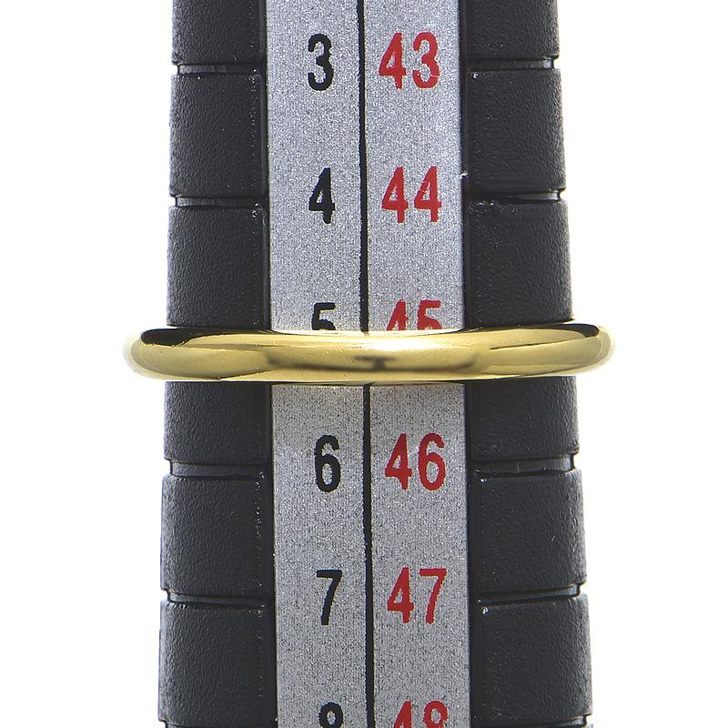 ティファニー ジャンシュランバージェリング 5号 K18YG Pt950 ダイヤモンド クロスステッチリング イエローゴールド 地金3g 中古 送料無料_3