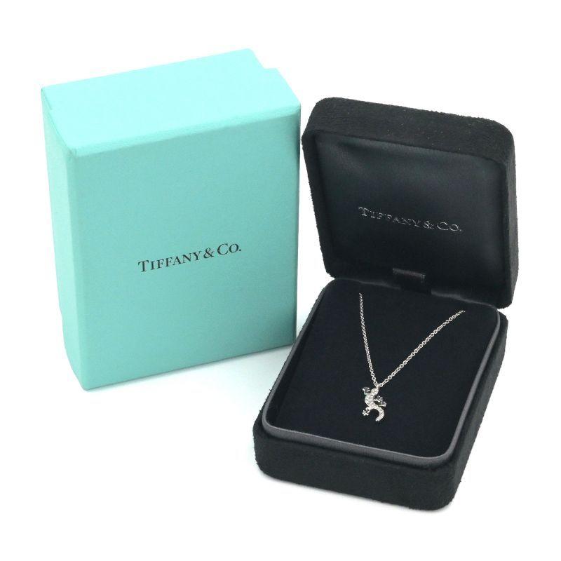 TIFFANY&Co.（ティファニー） トカゲネックレス K18WG ダイヤモンド