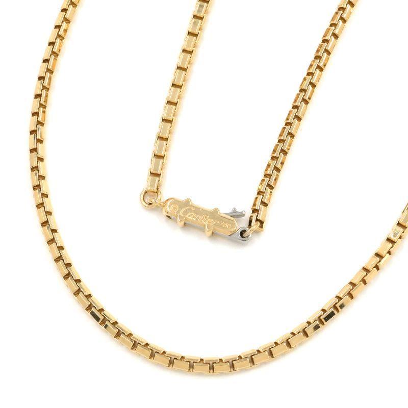 Cartier（カルティエ） ベネチアン チェーン ネックレス K18YG