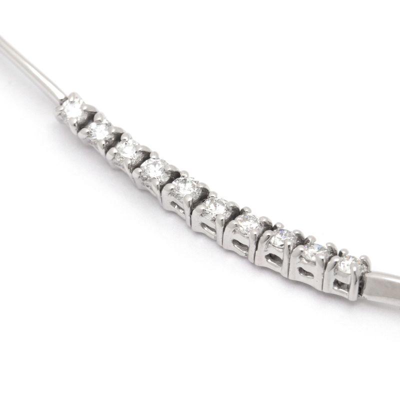 DE BEERS（デビアス） ラインブレスレット K18WG 1.5ct天然