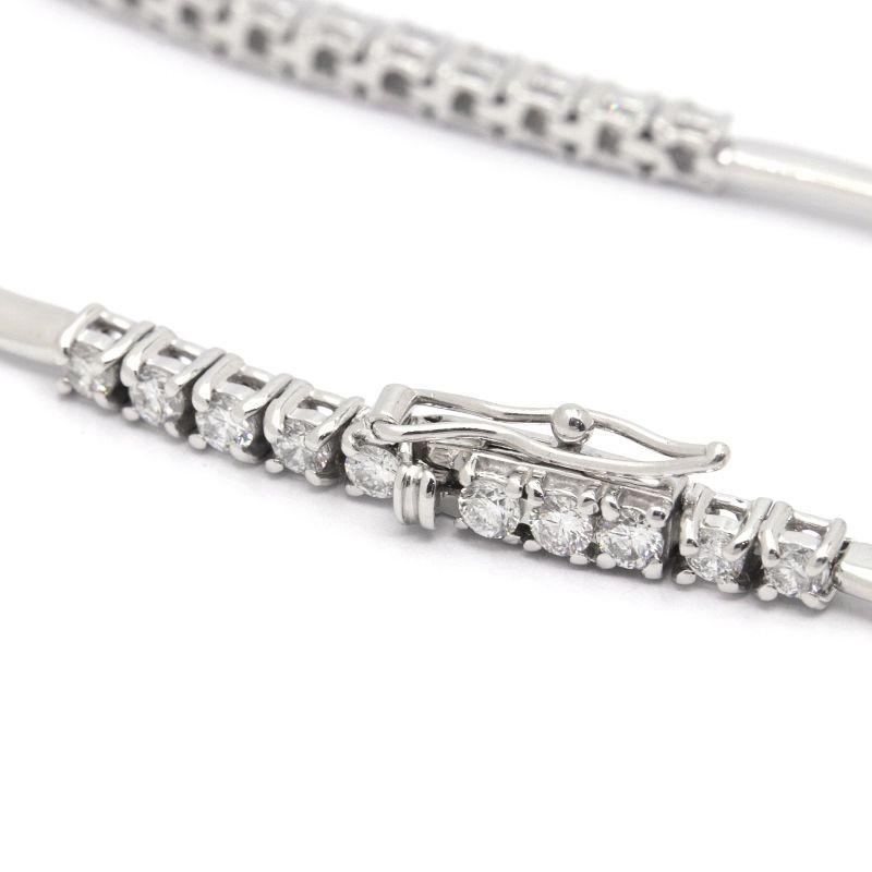 DE BEERS（デビアス） ラインブレスレット K18WG 1.5ct天然
