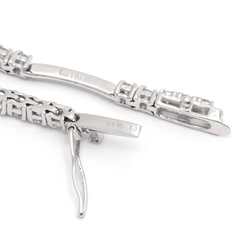 DE BEERS（デビアス） ラインブレスレット K18WG 1.5ct天然
