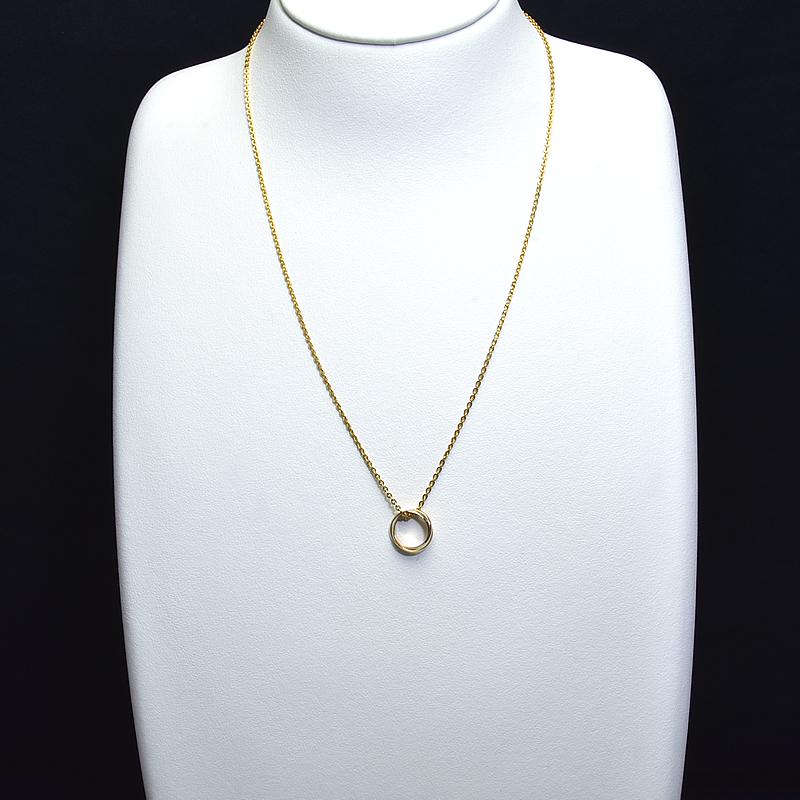 TRINITY（Cartier） カルティエ ベビートリニティネックレス K18YG