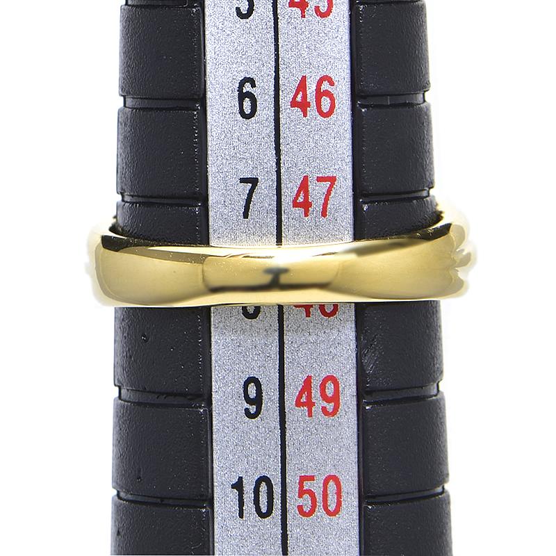 TIFFANY&Co.（ティファニー） シグネチャーリング 7.5号 K18YG クロス