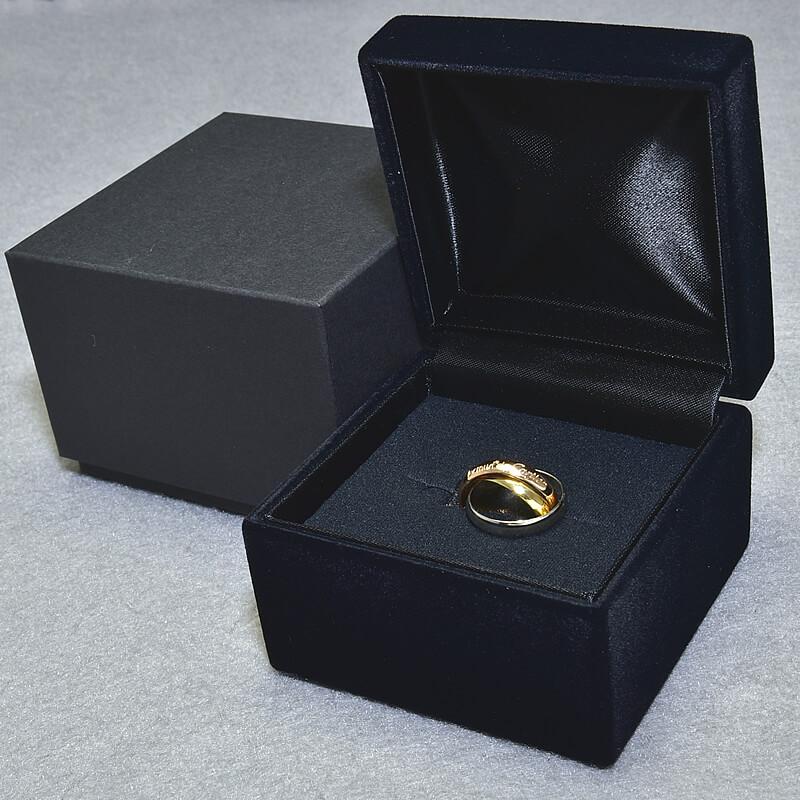 MUST DE CARTIER カルティエ トリニティリング #48 8号 K18YG K18WG