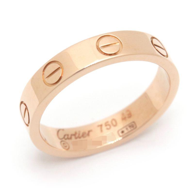 Cartier カルティエ 750 K18 ラブリング 49 約9号 約6.7g LOVE（Cartier） カルティエ LOVEリングスモールモデル #49 9号