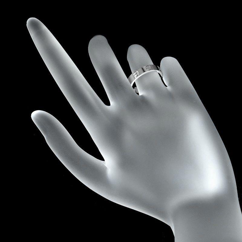 LOVE（Cartier） カルティエ ラブリング スモールモデル #48 8号 K18WG 