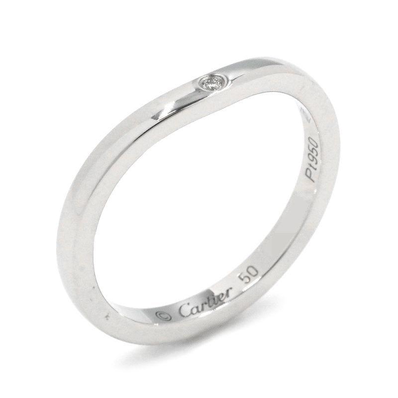✴︎Cartier✴︎ カルティエ バレリーナ ダイヤ ウェディングリング 50 BALLERINE カルティエ バレリーナ ウェディングリング #50 10号 Pt950