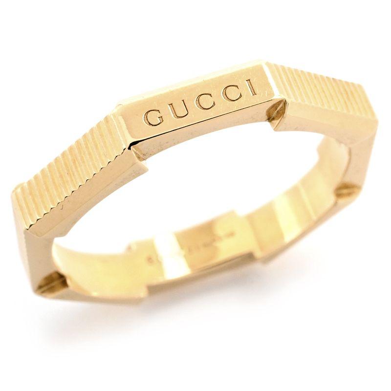 GUCCI（グッチ） リンクトゥラブ リング 18号 K18YG Link to Love