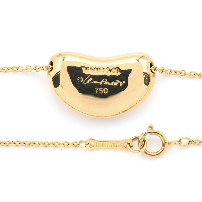 TIFFANY&Co.（ティファニー） ビーンズ ネックレス 18mm K18YG ビーン