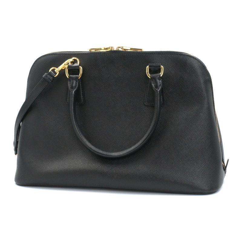 PRADA（プラダ） ハンドバッグ BL0837 サフィアーノルクス ブラック