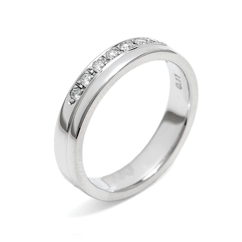TASAKI（タサキ） 0.11ct天然ダイヤモンドリング 9号 Pt900 9P ダイヤ 