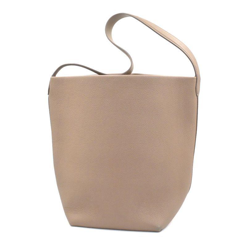 【未使用】THE ROW レザー ポーチ ベージュ　パークトート THE ROW（ザ ロウ） Medium N/S ParkTote レザー ベージュ ミディアムN