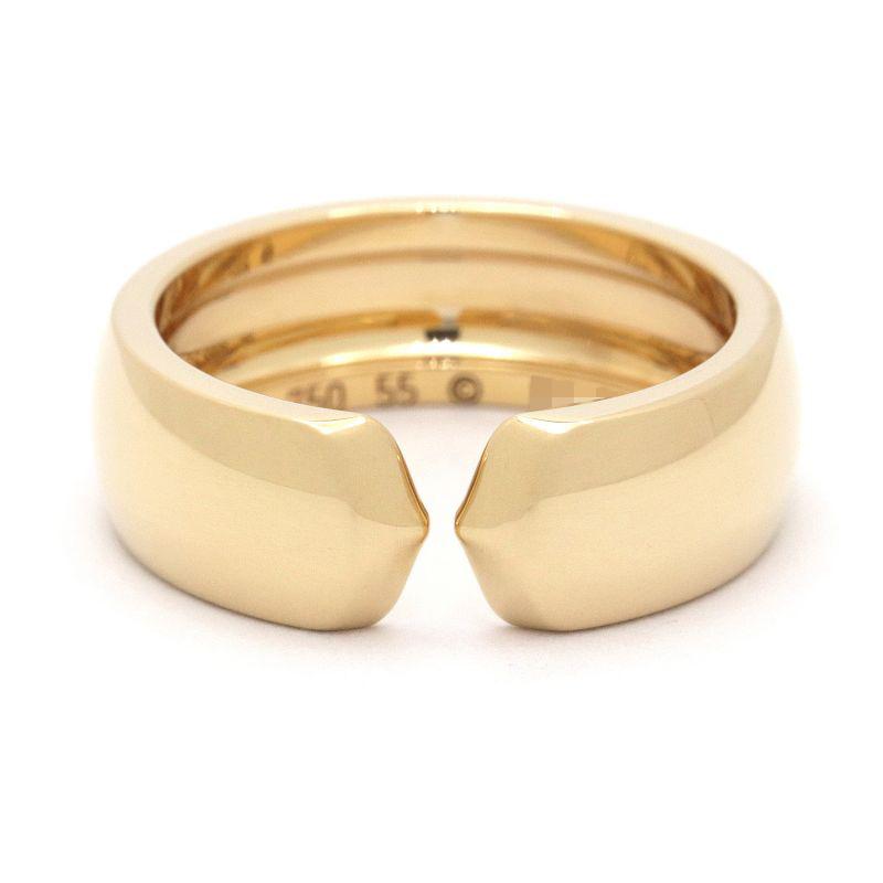 C DE CARTIER カルティエ C2アブソリュセリング #55 15号 K18YG Cドゥ