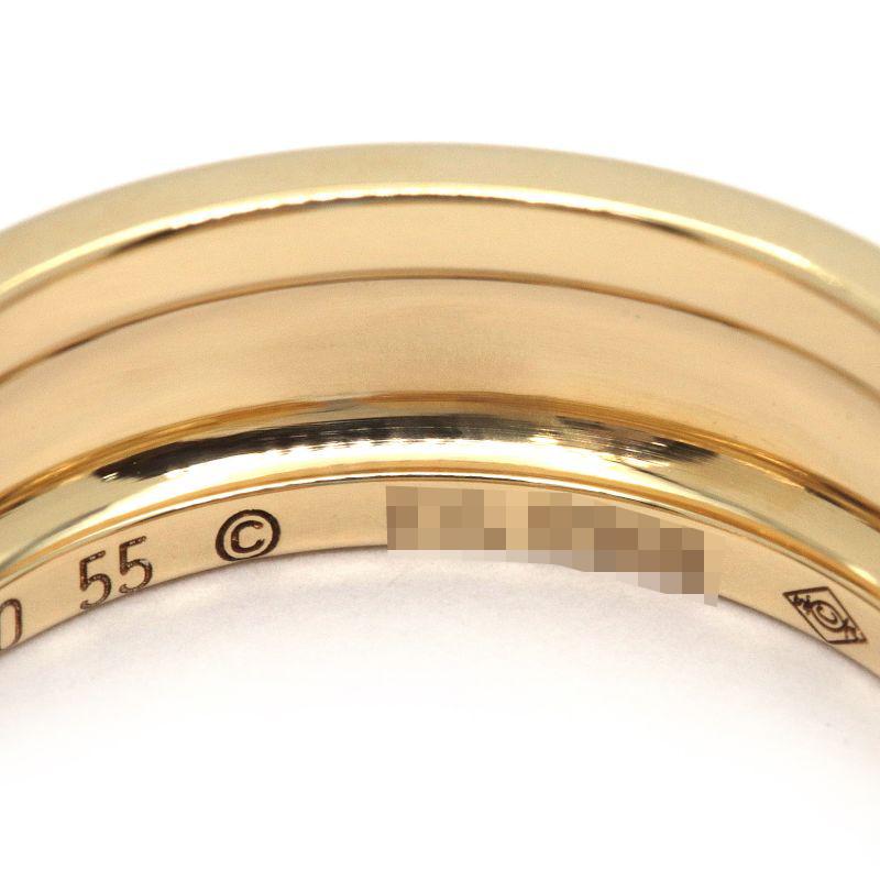 C DE CARTIER カルティエ C2アブソリュセリング #55 15号 K18YG Cドゥ