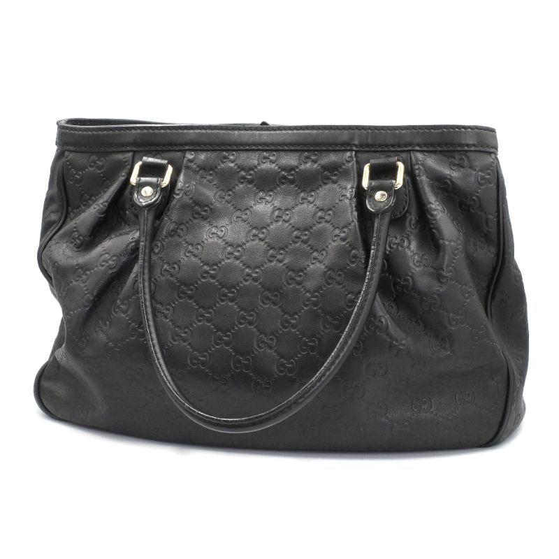GG グッチ スーキートートバッグ 296835 グッチシマレザー ブラック