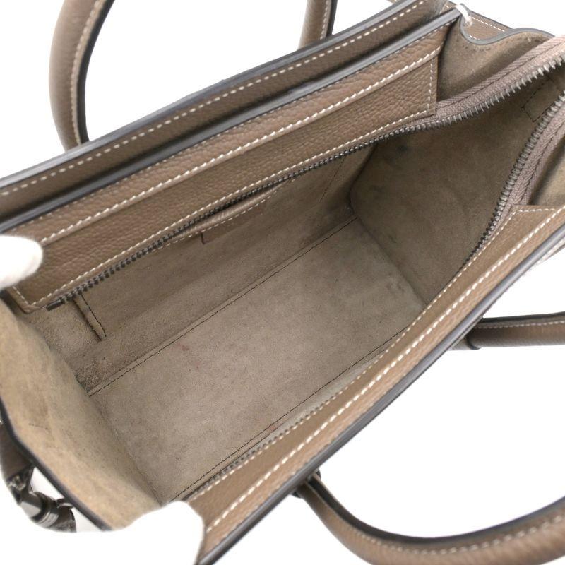 CELINE（セリーヌ） ラゲージ ナノショッパー ドラムドカーフスキン