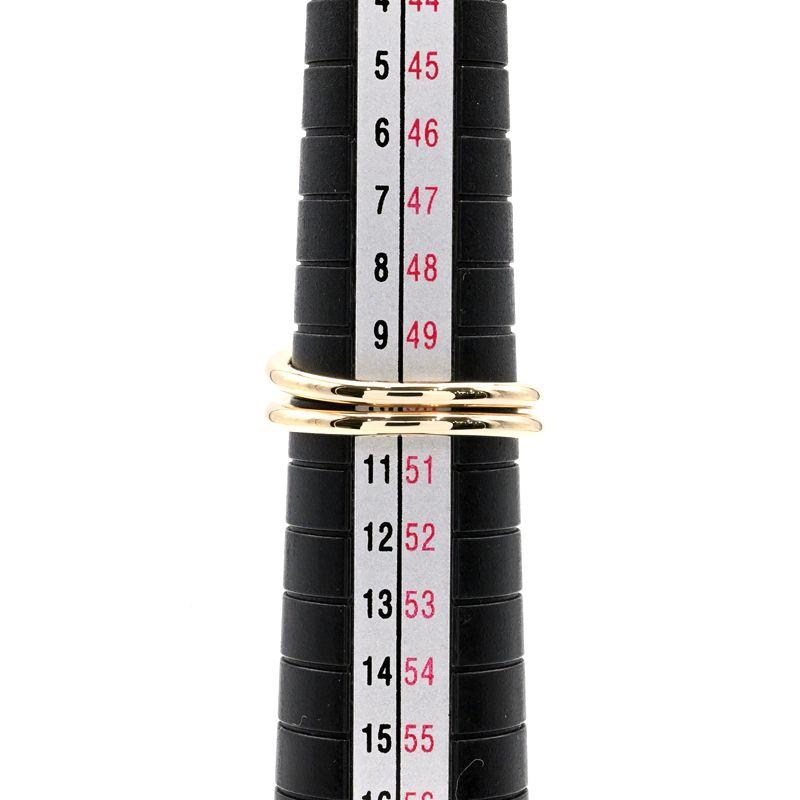 【最終値下げ】Cartier ジュストアンクルリング　ダブル　50（10号） JUSTE UN CLOU カルティエ ジュストアンクル リング ダブル