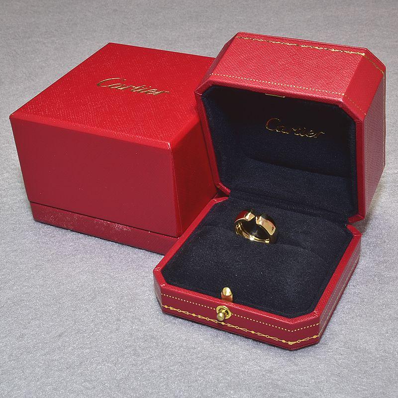C DE CARTIER カルティエ C2アブソリュセリング #48 実測8.5号 K18YG C