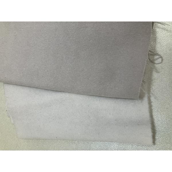 ウールモッサ　ウール90％　ナイロン10％　オフホワイトｘパープル　コート等　幅140cm　10cm単位販売　商品コード7075 |  | 02