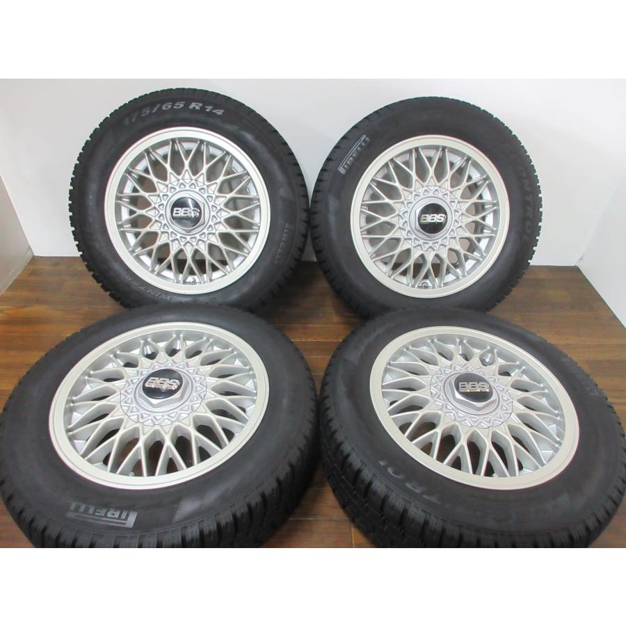 送料無料・税込み】BBS RG391 14in6J+40 4穴PCD100 ピレリICE 175