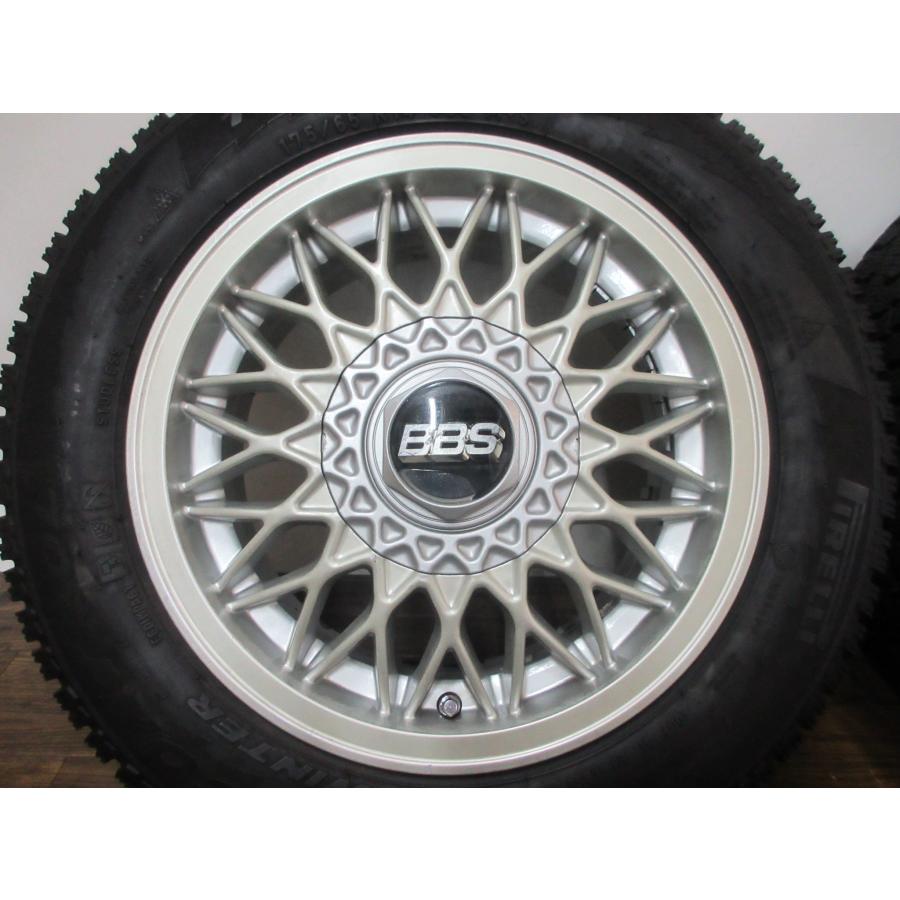 送料無料・税込み】BBS RG391 14in6J+40 4穴PCD100 ピレリICE 175