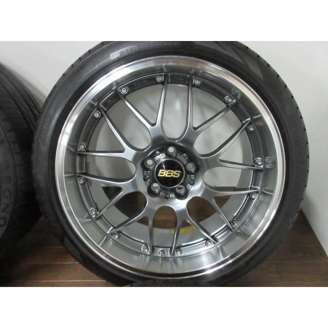 【送料無料・税込み】美品 BBS RS-GT 20in9.5J+38 5穴PCD114.3 BS レグノGRVII 245/40R20 30アルファード・ヴェルファイア｜azallcompany｜03