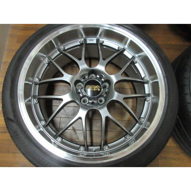 【送料無料・税込み】美品 BBS RS-GT 20in9.5J+38 5穴PCD114.3 BS レグノGRVII 245/40R20 30アルファード・ヴェルファイア｜azallcompany｜04