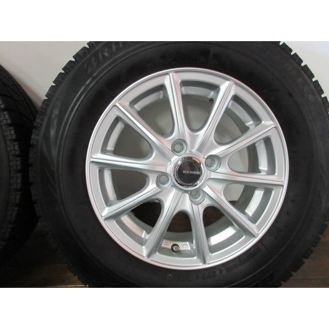 【送料無料・税込み】エコフォルム 14in5.5J+39 4穴PCD100 BS VRX 185/70R14 E12ノート他｜azallcompany｜03