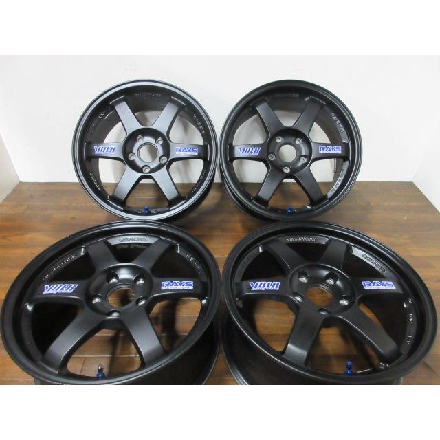 レイズ RAYS TE37 19x9.5J マットブラック 4本セット ホイール