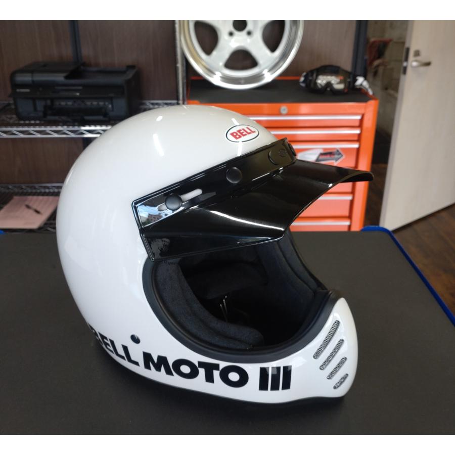 BELL MOTO3 ホワイト ヘルメット BELL（ヘルメット） 送料無料 BELL MOTO3 WHITE 62cm/ベルモト3
