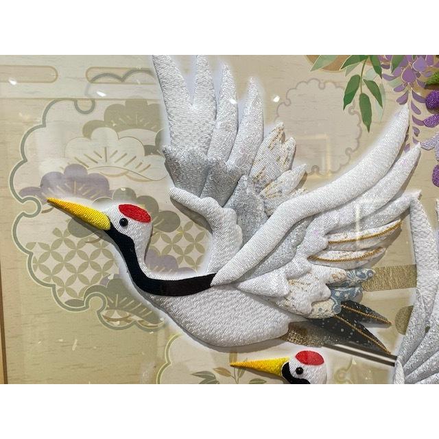 さくらほりきり】布押絵 壮麗夫婦鶴 : ギャラリー菜根 - 通販 - Yahoo