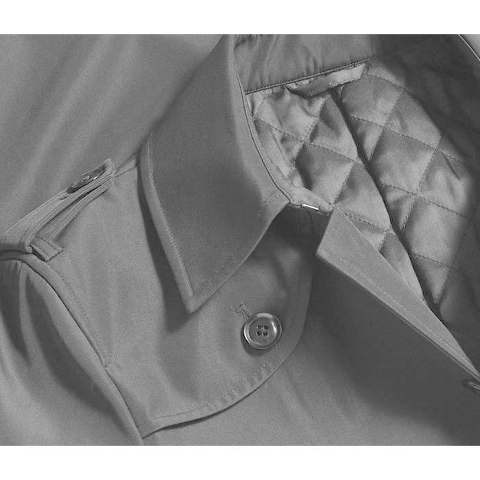 トレンチコート シングル ビジネスコート メンズ スーツコート 半キルティング裏地 ボンディング素材 コート スリムコート 黒 |  | 08