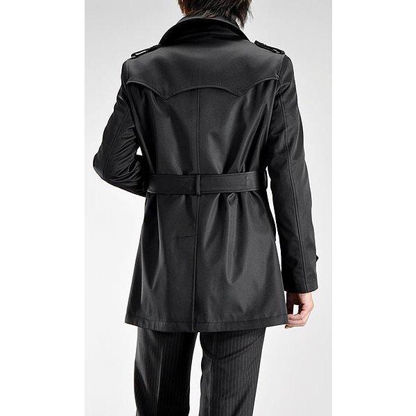 ビジネスコート メンズ シングルトレンチコート 安い ボンディング素材 中綿キルティング 撥水加工 ブラック 防水 秋冬 Cb03z Suit Story 通販 Yahoo ショッピング