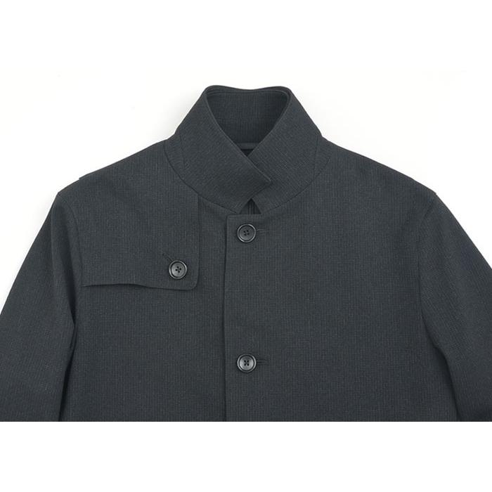 コート ビジネス メンズ アウター スタンドカラーコート 通勤 2枚衿 ハーフコート スーツコート あたたかい 秋冬 | スーツスタイルMARUTOMI | 16