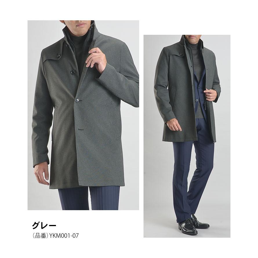 美品　メンズ　ビジネス　コート　Mサイズ　グレー　シンプル　フォーマル　成人式 楽天市場】ウール70％ ウール混 チェスターコート ロング丈