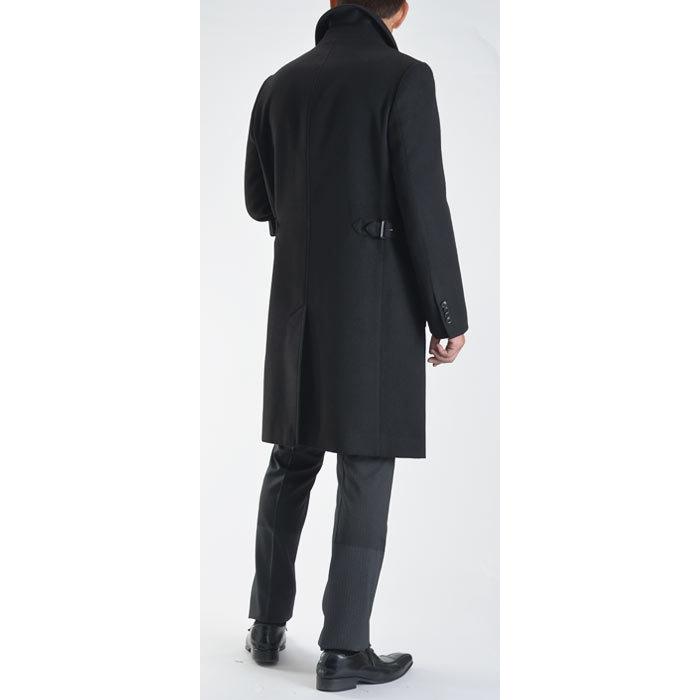 TNS XL コート　ブラック IKKA LOUNGE ステンカラーコート コート 「雑誌MonoMax4月号掲載」撥水