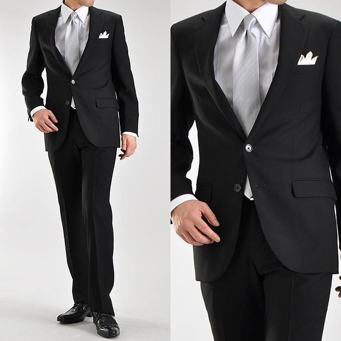 礼服 メンズ フォーマルスーツ SUPER100's シングル 2ツボタン 喪服