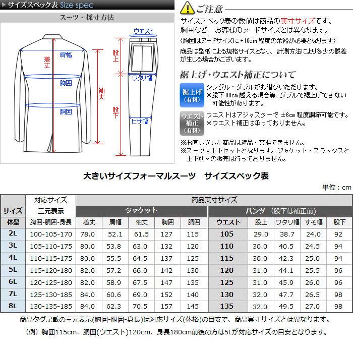 贈呈贈呈礼服 メンズ 大きいサイズ フォーマルスーツ 濃染加工 2つ