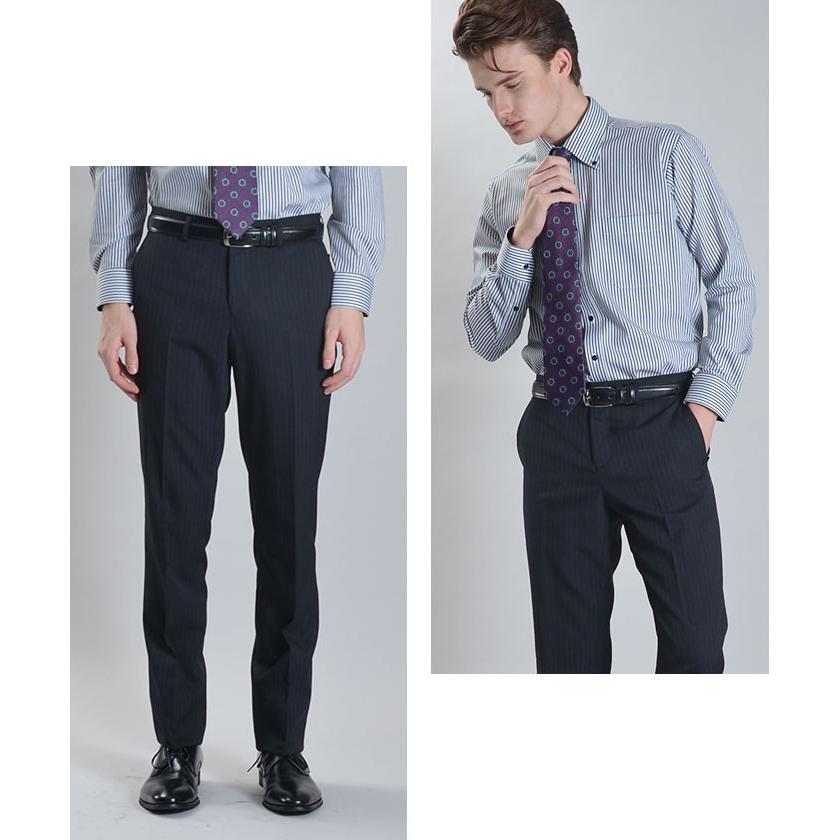 スラックス ビジネス パンツ メンズ ノータック ストレッチ 洗える ウォッシャブル 安い メール便送料無料 Slacks01 Suit Story 通販 Yahoo ショッピング