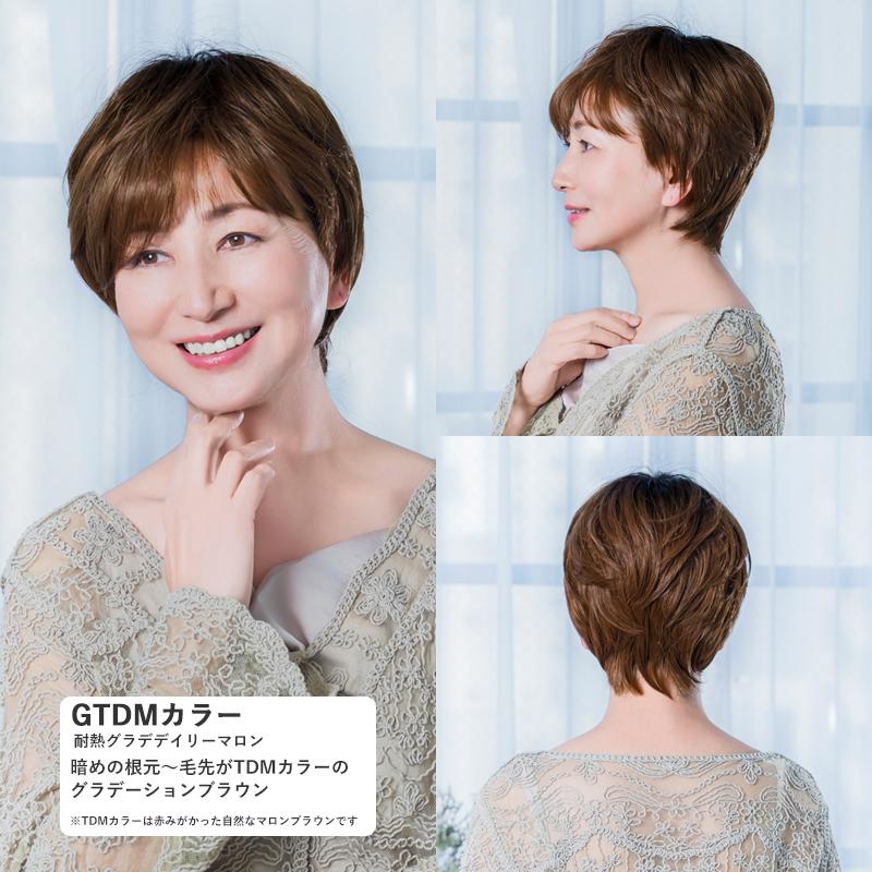 医療用ウィッグ 帽子ウィッグ ショート 女性 かぶるだけ 帽子付き カツラ 女性 かつら 白髪 ミセス シニア 脱毛 薄毛 60代 70代 高齢者の画像
