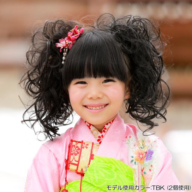 つけ毛 子供 付け毛 子供用 キッズウィッグ ロープウィッグ 髪飾り