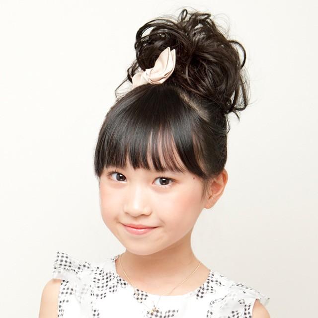 つけ毛 子供 付け毛 子供用 シュシュウィッグ 女の子 七五三 ダンス