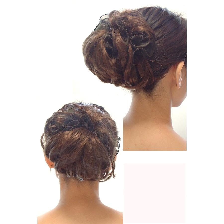 ウィッグ つけ毛 付け毛 バレッタ 和装 着物 浴衣 部分ウィッグ 和装ウィッグ ヘアピース まとめ髪 Wig 飾りシニヨンa Po 4078 ウィッグと和装つけ毛のアゼリア 通販 Yahoo ショッピング